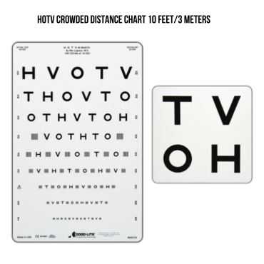 HOTV Eye Chart - 10' Distance