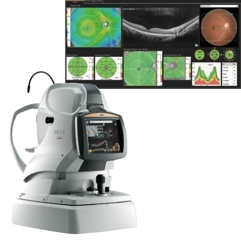Tomographie par cohérence optique / Caméra de fond de l'œilRetina Scan Duo™2 carte de la rétine