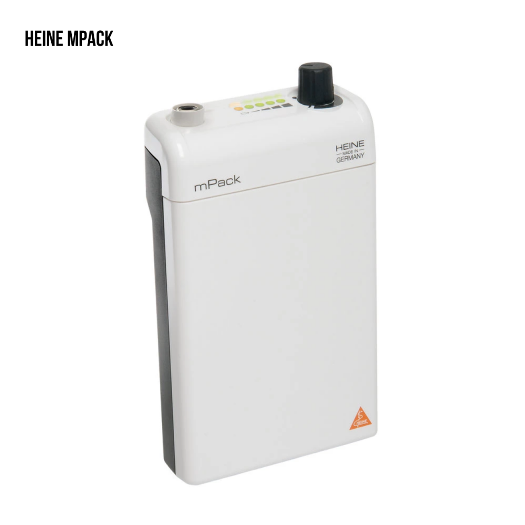 Alimentation du mPack de Heine