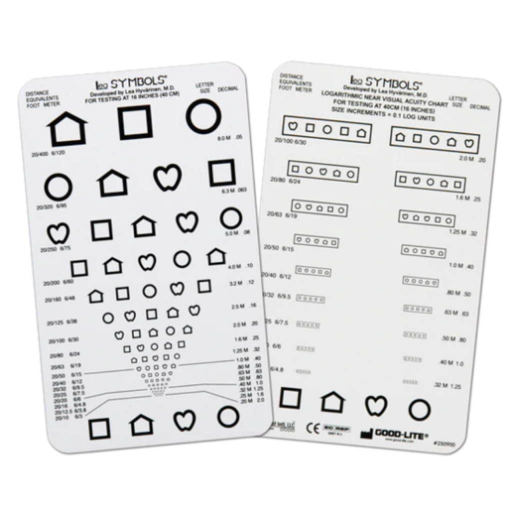 Carte de poche des symboles Good Lite Lea