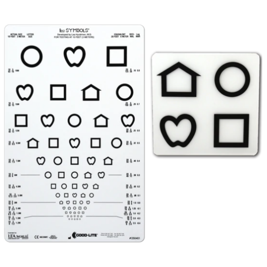 Good Lite Lea Symbols 13 Line Translucent Distance Chart