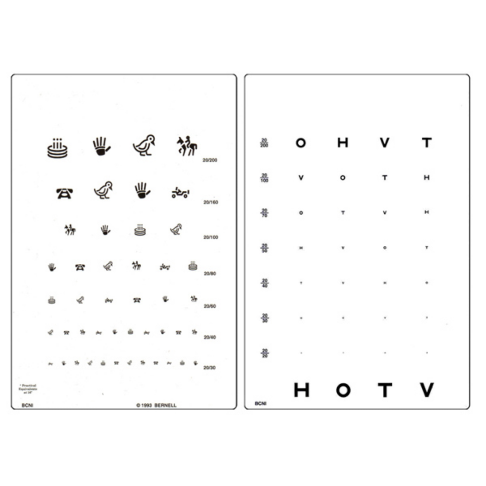 Allen Preschool Chart Test – INNOVA