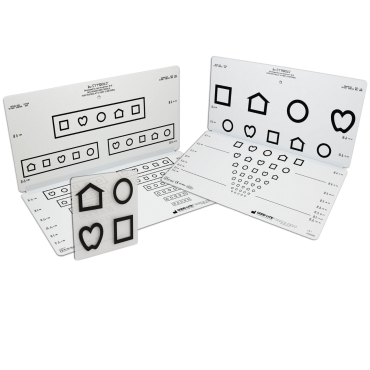 Good Lite LEA SYMBOLS 10 Line Pediatric Folding Chart Set