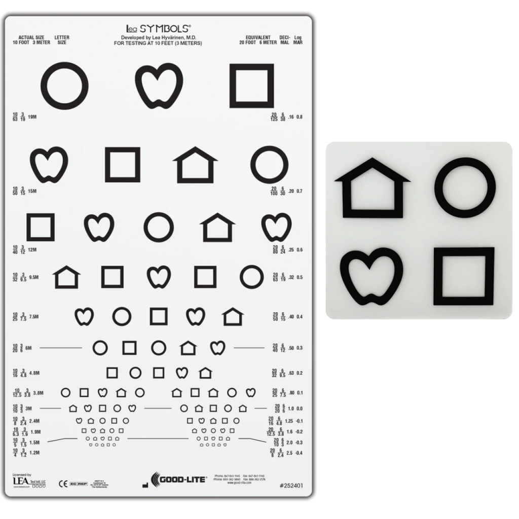 Good Lite Lea Symbols Translucent Distance Chart Set (3 Meters)