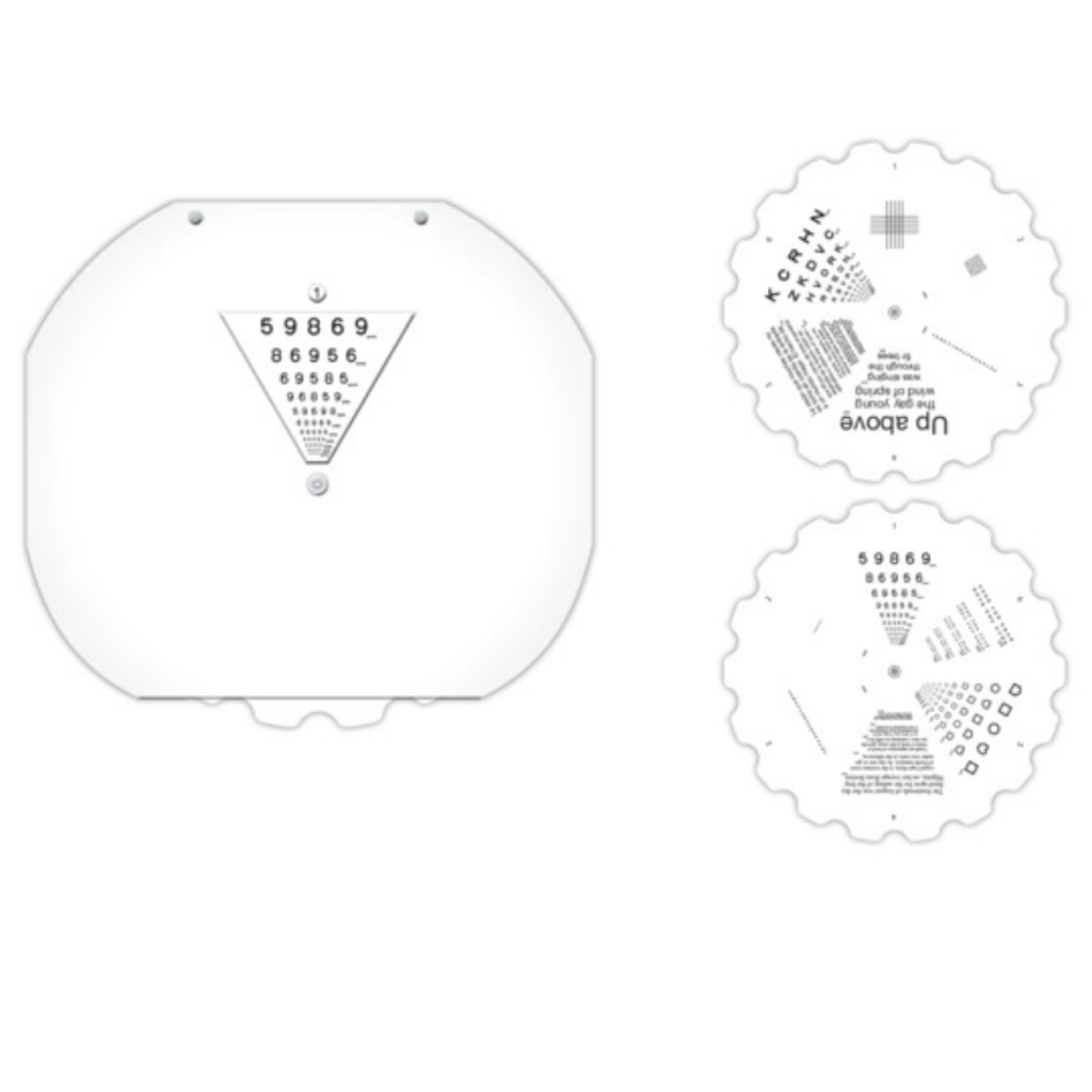 Carte de lecture Inami Phoropter Rotochart