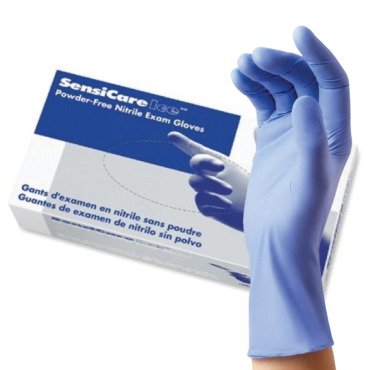 Sensicare Silk Nitrile Exam Gloves (Latex/Powder Free)