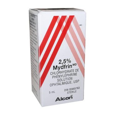Alcon Mydfrin Solution 2.5% (5ML)